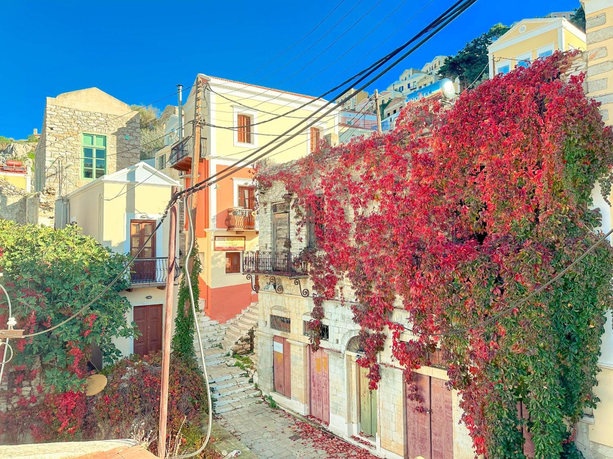 Ferienwohnung Kali Strata 2 - Downtown Symi Exterior foto
